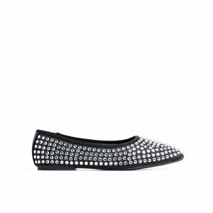 Nakd fashion flats rhinestone black